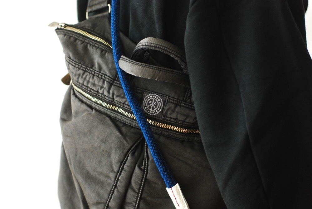 PORTER NYLON LEAD Lサイズ オレンジ 中古・古着通販】PORTER (ポーター) ボストンバッグ ブラック