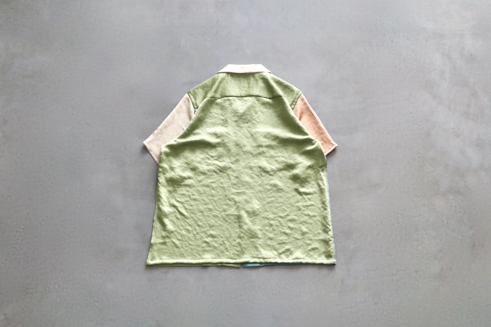 Needles(�ˡ��ɥ륺) "S/S Classic Shirt - Poly Sateen / Multi Colour"