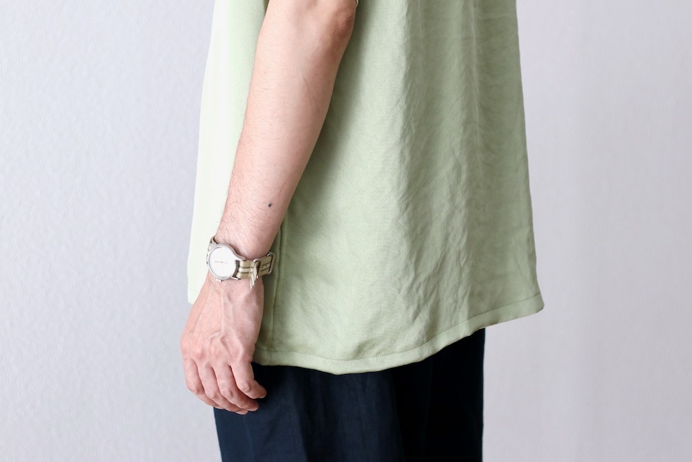 Needles(�ˡ��ɥ륺) "S/S Classic Shirt - Poly Sateen / Multi Colour"