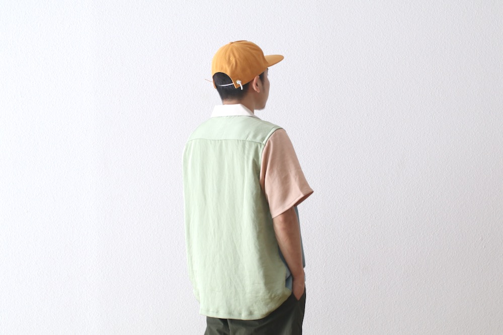 Needles(�ˡ��ɥ륺) "S/S Classic Shirt - Poly Sateen / Multi Colour"