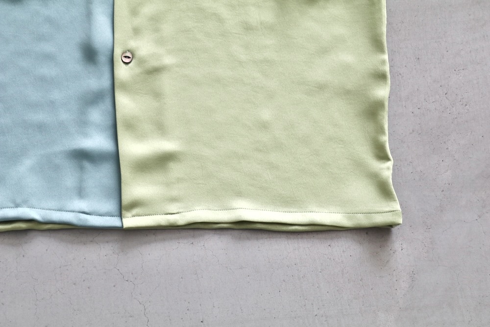 Needles(�ˡ��ɥ륺) "S/S Classic Shirt - Poly Sateen / Multi Colour"