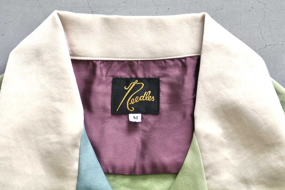 Needles(�ˡ��ɥ륺) "S/S Classic Shirt - Poly Sateen / Multi Colour"