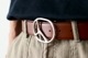 Needles(�ˡ��ɥ륺) "Peace Buckle Belt - Steer Lthr"