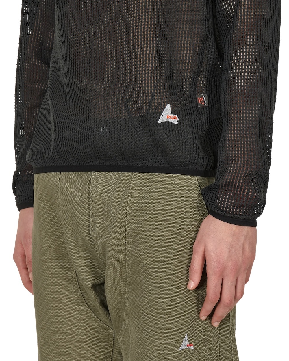 ROA () "Mesh Hoodie"