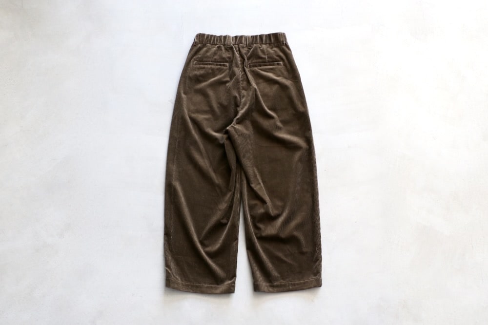 ��WOMEN'S��TOUJOURS�ʥȥ����塼�ˡ�2 In-pleat Baggy Pants -COTTON WIDE WALE CORDUROY CLOTH-��
