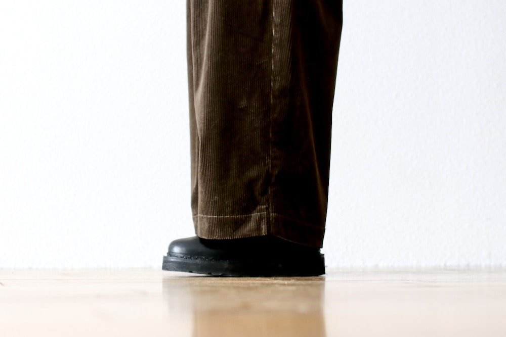 ��WOMEN'S��TOUJOURS�ʥȥ����塼�ˡ�2 In-pleat Baggy Pants -COTTON WIDE WALE CORDUROY CLOTH-��