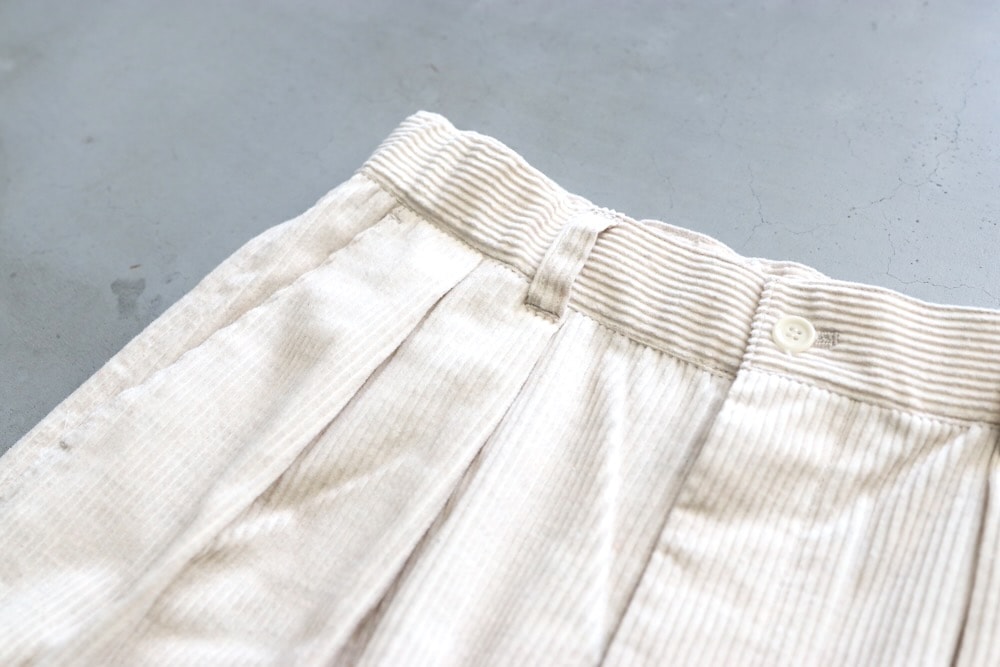 ��WOMEN'S��TOUJOURS�ʥȥ����塼�ˡ�2 In-pleat Baggy Pants -COTTON WIDE WALE CORDUROY CLOTH-��