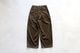 ��WOMEN'S��TOUJOURS�ʥȥ����塼�ˡ�2 In-pleat Baggy Pants -COTTON WIDE WALE CORDUROY CLOTH-��