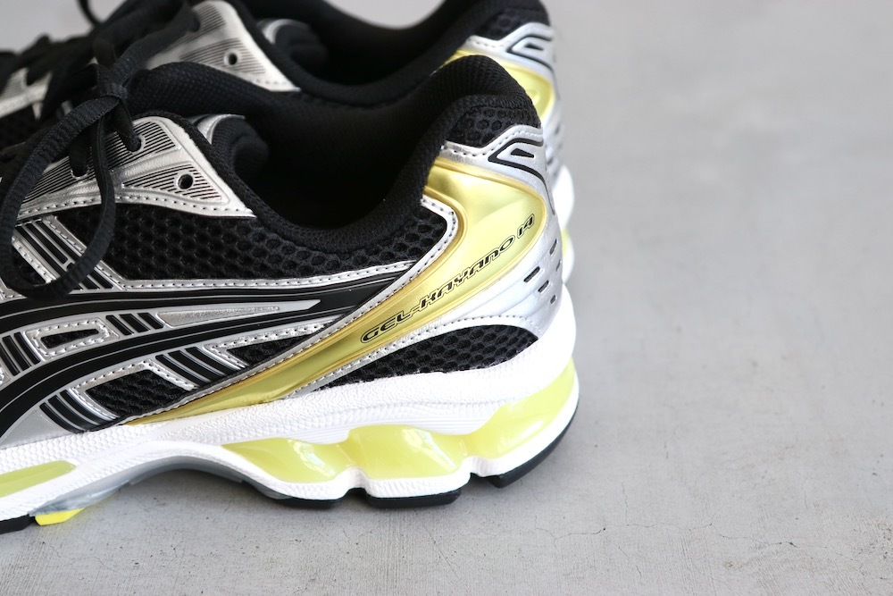ASICS (å) "GEL-KAYANO 14 BLACK / LEMON SPARK"