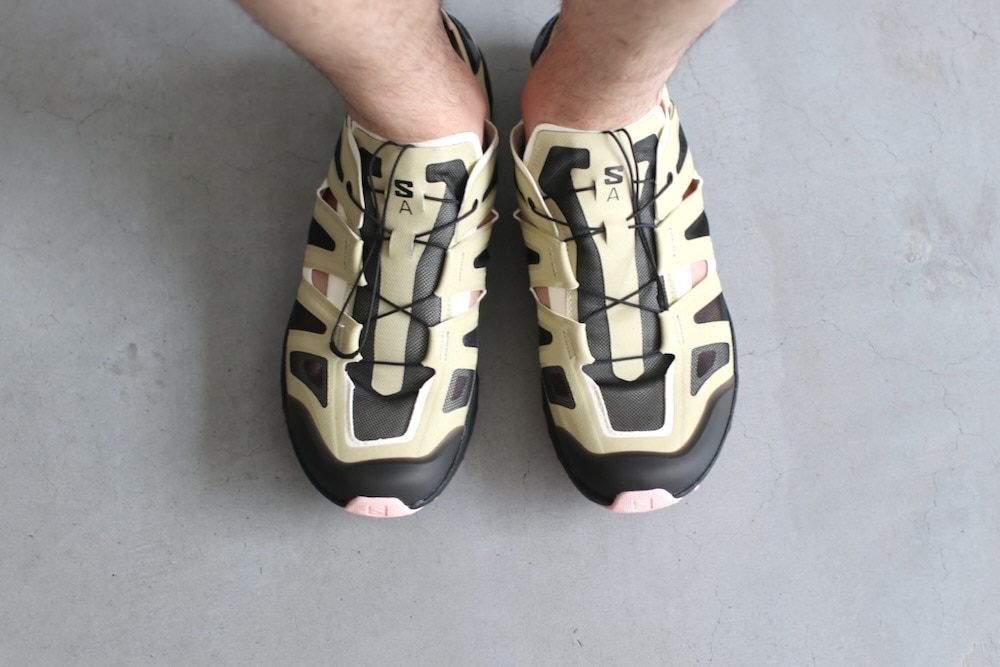 SALOMON ADVANCED( ɥХ󥹥)  "UDARA ADVANCED Pale Olive Green/Black/Impatiens Pink"