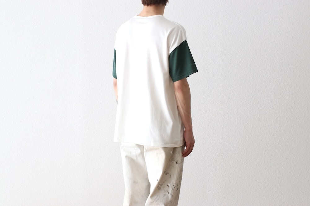 [20% > 30%OFF] Sasquatchfabrix.(��������å��ե��֥�å���) "SMILE 2TONE T-SHIRT"