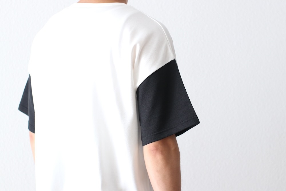 [20% > 30%OFF] Sasquatchfabrix.(��������å��ե��֥�å���) "SMILE 2TONE T-SHIRT"