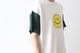 [20% > 30%OFF] Sasquatchfabrix.(��������å��ե��֥�å���) "SMILE 2TONE T-SHIRT"