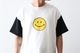 [20% > 30%OFF] Sasquatchfabrix.(��������å��ե��֥�å���) "SMILE 2TONE T-SHIRT"