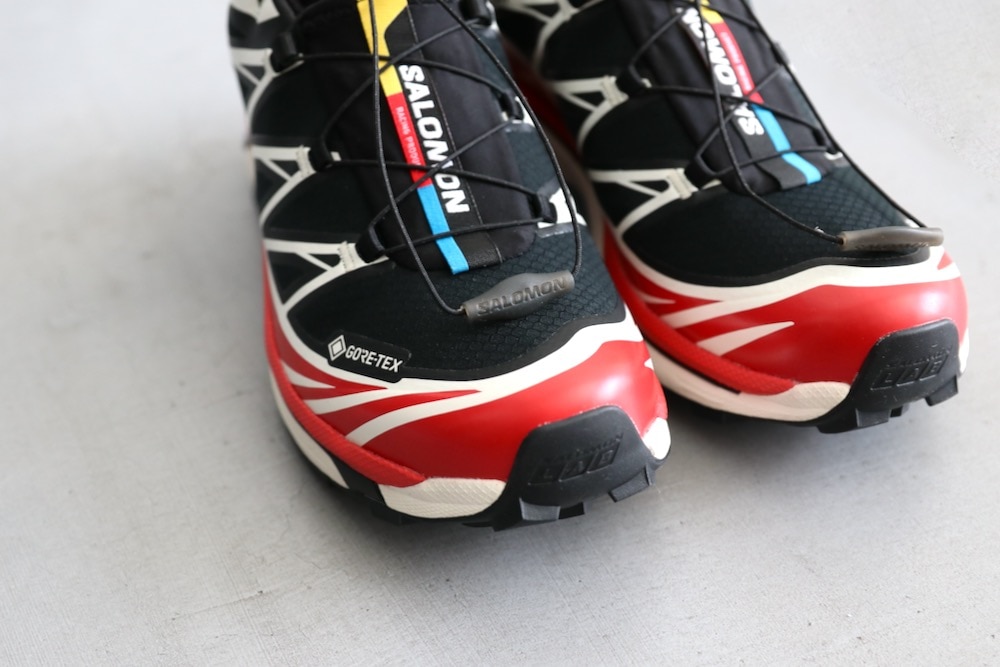 ��GORE-TEX��SALOMON(�������) "XT-6 GTX Black / Flame Scarlet / Vanilla Ice"