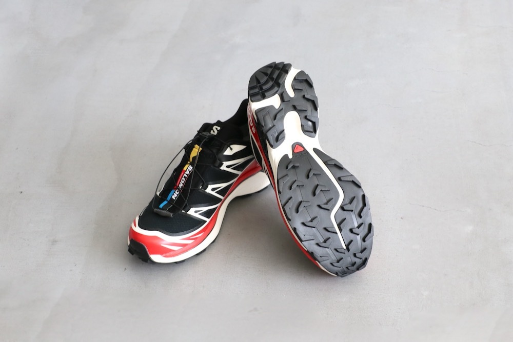 ��GORE-TEX��SALOMON(�������) "XT-6 GTX Black / Flame Scarlet / Vanilla Ice"