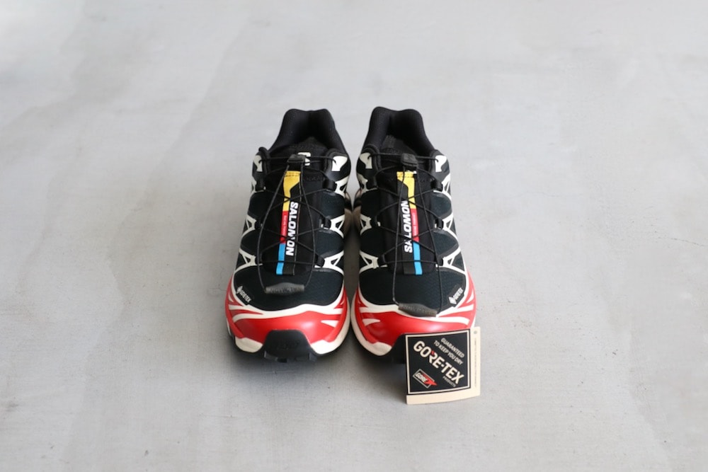 ��GORE-TEX��SALOMON(�������) "XT-6 GTX Black / Flame Scarlet / Vanilla Ice"