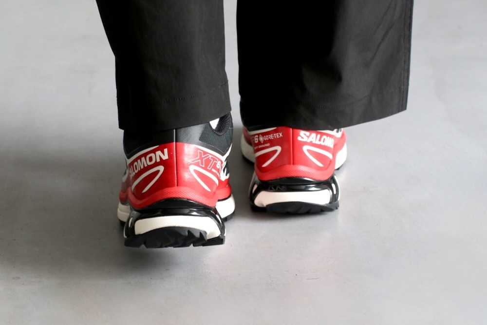 ��GORE-TEX��SALOMON(�������) "XT-6 GTX Black / Flame Scarlet / Vanilla Ice"