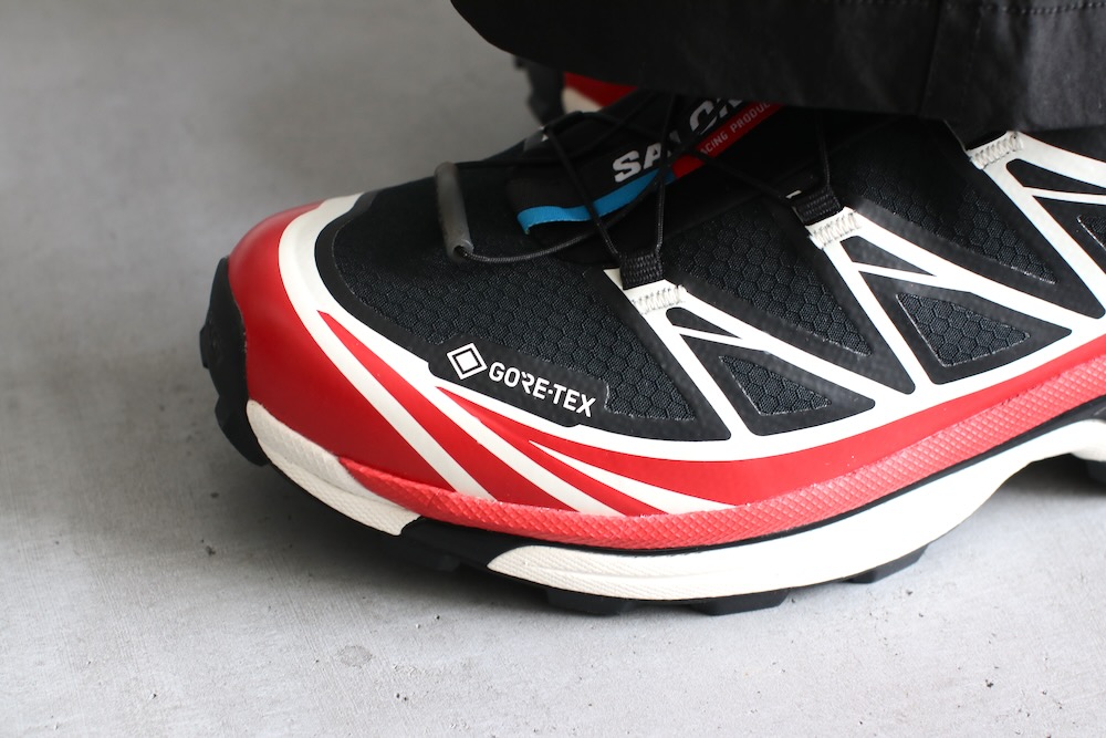 ��GORE-TEX��SALOMON(�������) "XT-6 GTX Black / Flame Scarlet / Vanilla Ice"