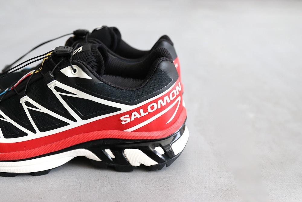 ��GORE-TEX��SALOMON(�������) "XT-6 GTX Black / Flame Scarlet / Vanilla Ice"