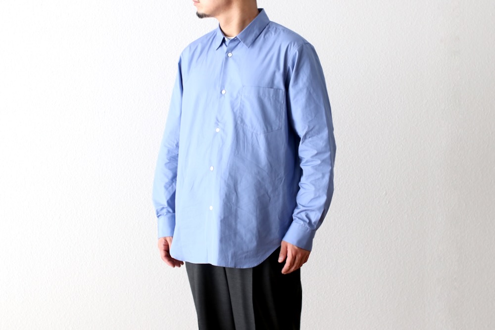 ATON (ȥ) "SUVIN BROAD STANDARD SHIRT"