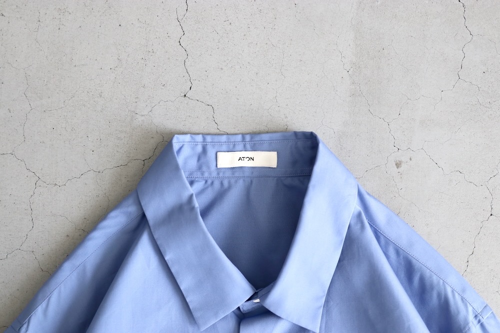 ATON (ȥ) "SUVIN BROAD STANDARD SHIRT"