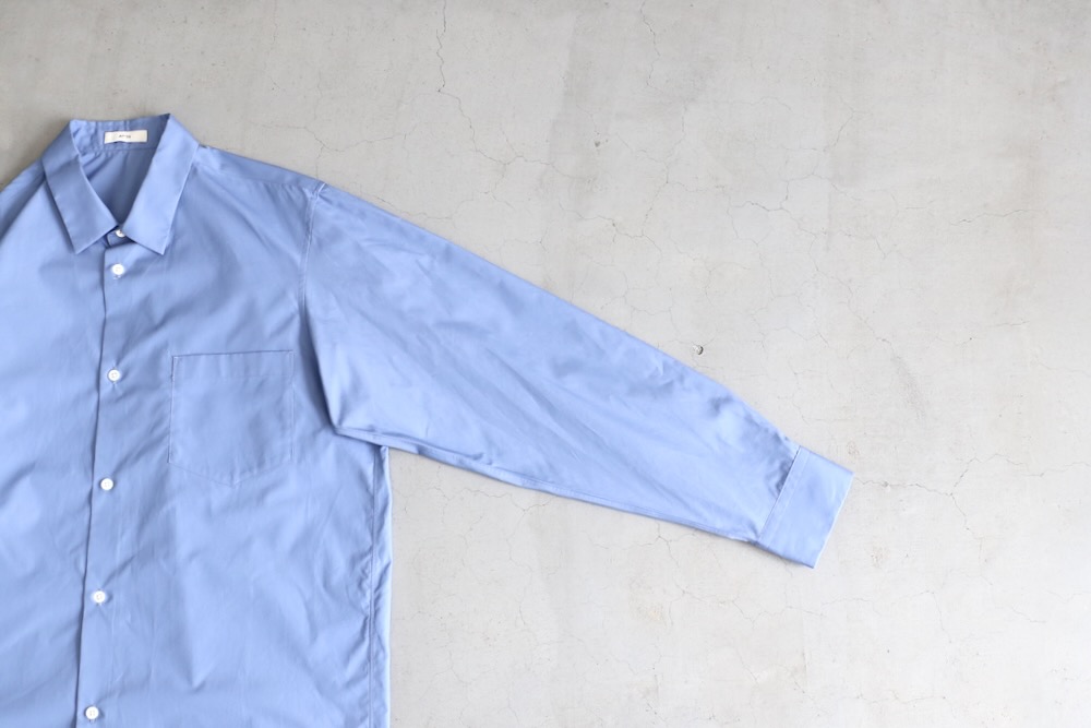 ATON (ȥ) "SUVIN BROAD STANDARD SHIRT"