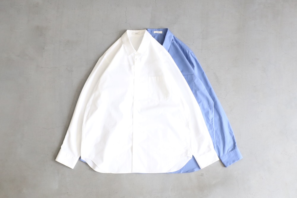 ATON (ȥ) "SUVIN BROAD STANDARD SHIRT"
