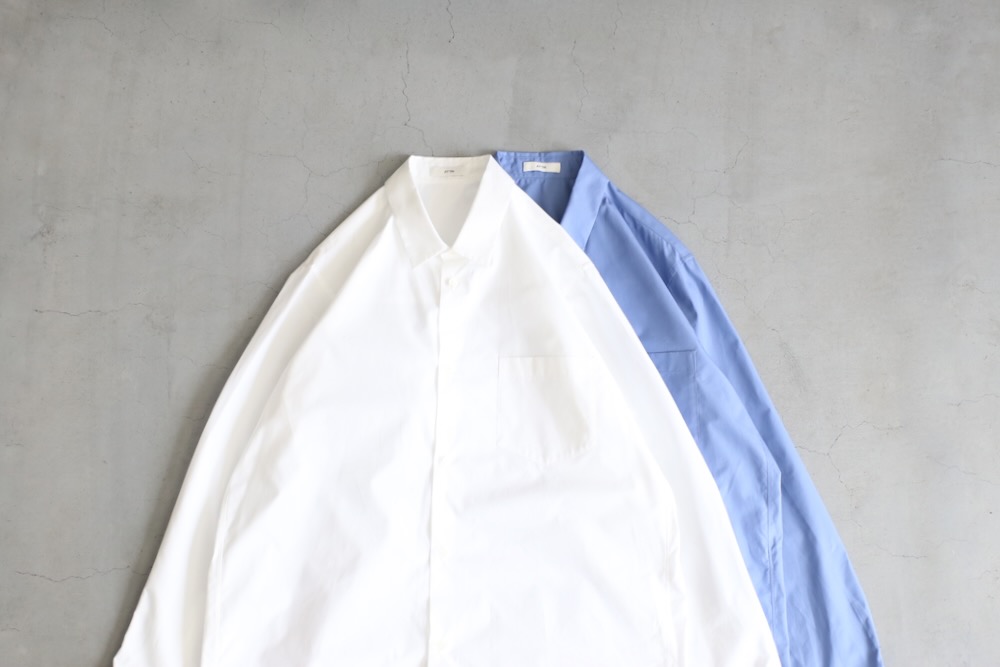 ATON (ȥ) "SUVIN BROAD STANDARD SHIRT"