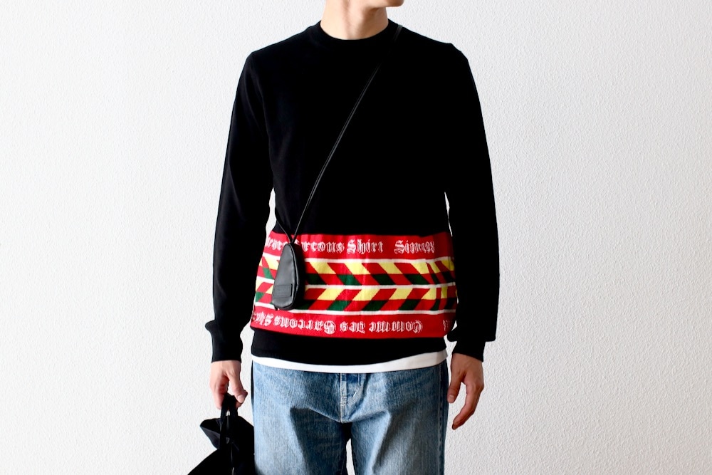 COMME des GARCONS SHIRT(���� �� ����륽�� �����) "acrylic wool intarsia gauge 12 FP-N002-051"