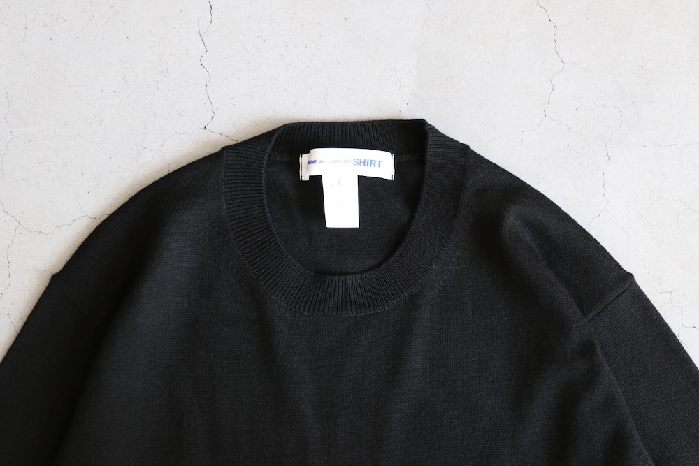 COMME des GARCONS SHIRT(���� �� ����륽�� �����) "acrylic wool intarsia gauge 12 FP-N002-051"