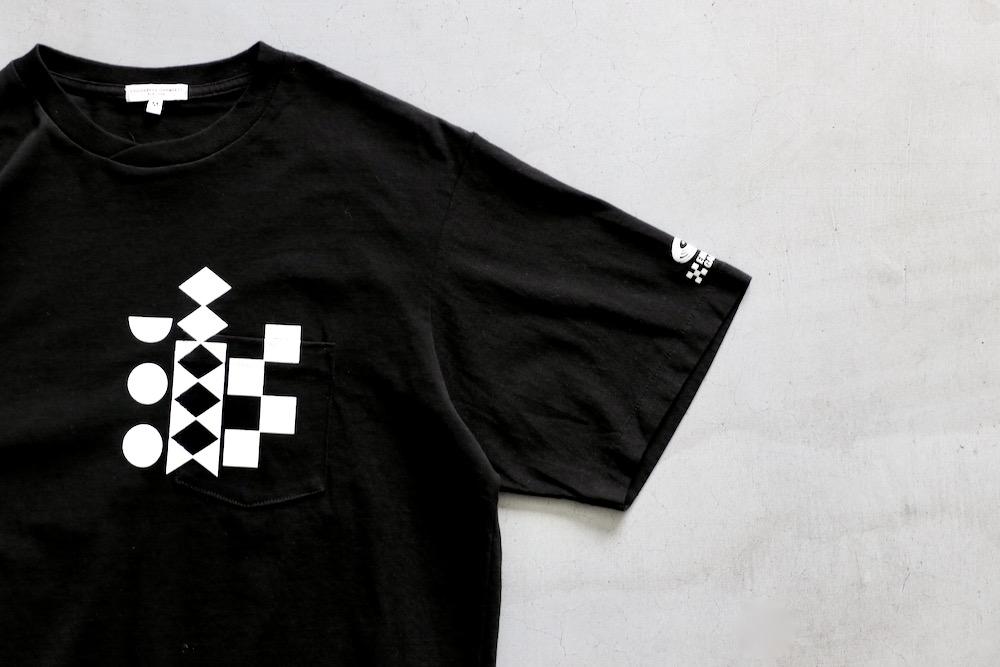 Engineered Garments (���󥸥˥����ɥ�������) "Printed Cross Crew Neck T-shirt -Multi Pattern-"
