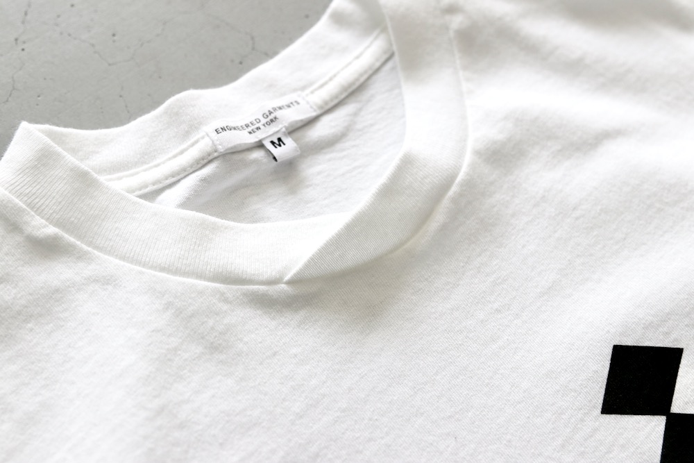 Engineered Garments (���󥸥˥����ɥ�������) "Printed Cross Crew Neck T-shirt -Multi Pattern-"