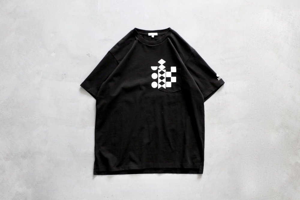 Engineered Garments (���󥸥˥����ɥ�������) "Printed Cross Crew Neck T-shirt -Multi Pattern-"