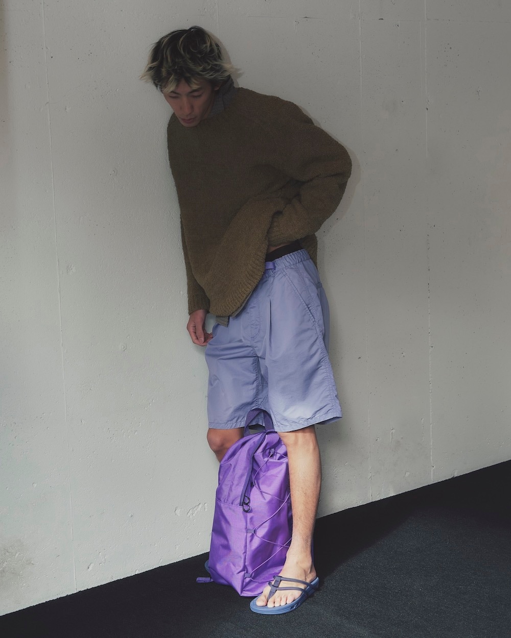 ��7.11 11:00 Release / limited��nonnative �� Gramicci (�Υ�ͥ��ƥ��� �� ����ߥ�) "WALKER EASY SHORTS C/N GABARDINE PIGMENT DYE"