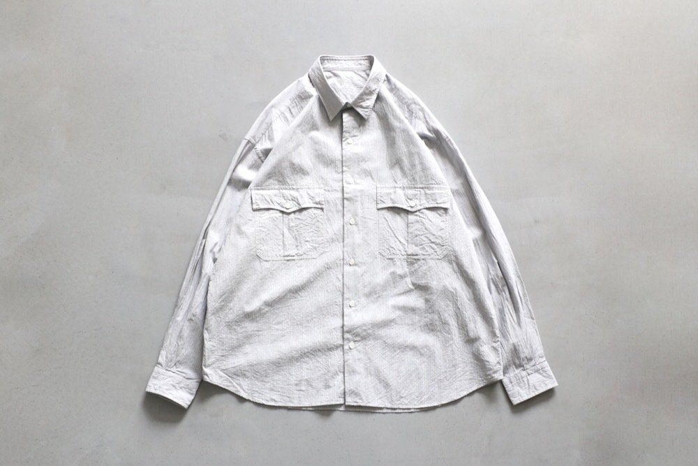 Porter Classic(�ݡ��������饷�å�) "ROLL UP STRIPE SHIRT"