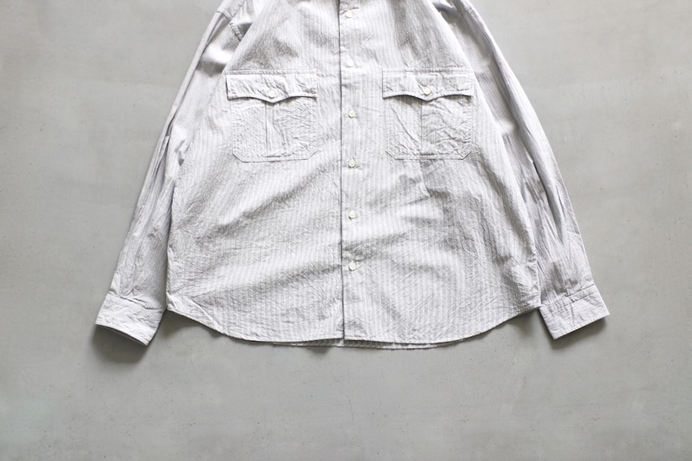 Porter Classic(�ݡ��������饷�å�) "ROLL UP STRIPE SHIRT"