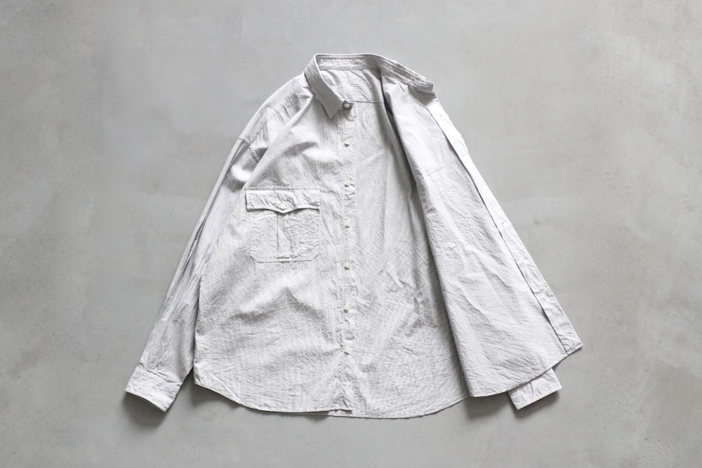 Porter Classic(�ݡ��������饷�å�) "ROLL UP STRIPE SHIRT"