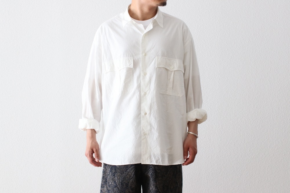 Porter Classic(�ݡ��������饷�å�) "ROLL UP STRIPE SHIRT"