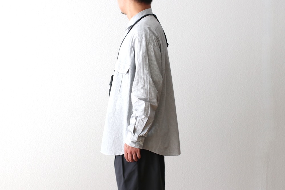 Porter Classic(�ݡ��������饷�å�) "ROLL UP STRIPE SHIRT"