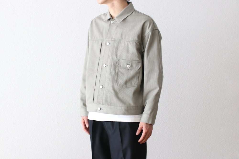 SEVEN BY SEVEN (���֥�Х����֥�) "1ST TYPE COTTON PIQUE JACKET - Unstained organic cotton -"