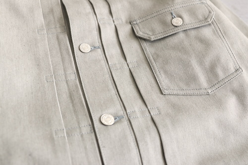 SEVEN BY SEVEN (���֥�Х����֥�) "1ST TYPE COTTON PIQUE JACKET - Unstained organic cotton -"