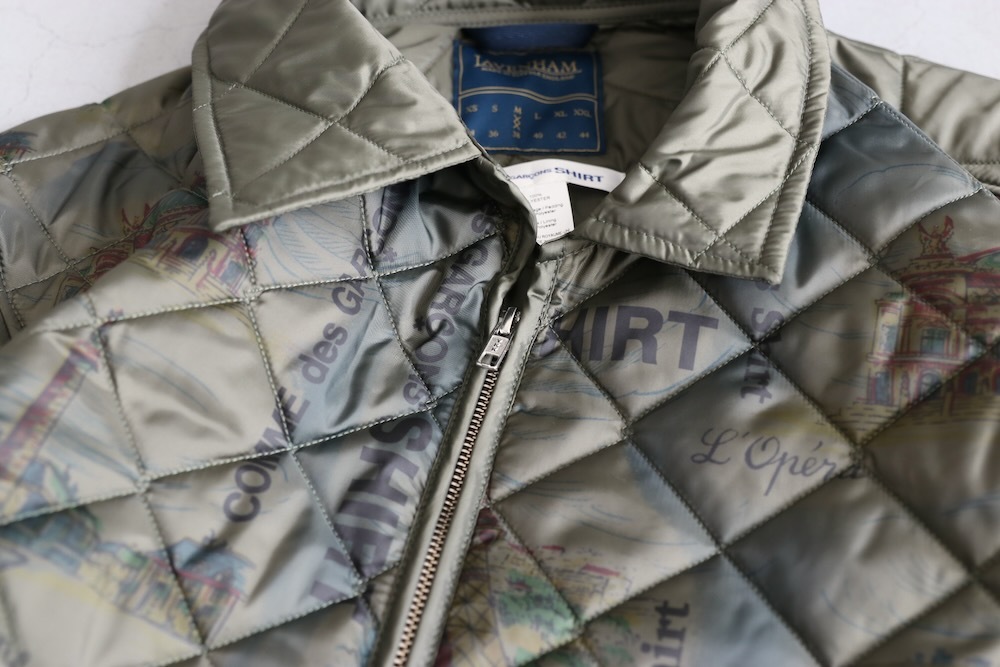 ��limited��COMME des GARCONS SHIRT x LAVENHAM(���� �� ����륽�� ����� x ��٥�ϥ�) "CDG SHIRT x LAVENHAM bias raydon FP-J522-051"