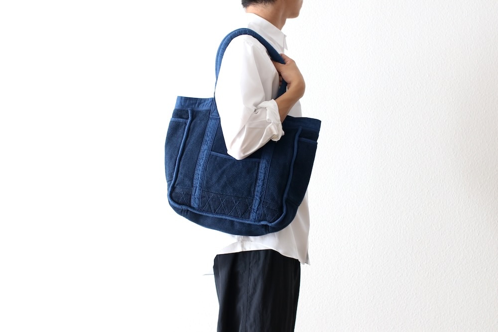 バッグ Porter Classic KENDO TOTE BAG (M) Porter Classic [포터 클래식] - PC Kendo Tote bag - Indigo