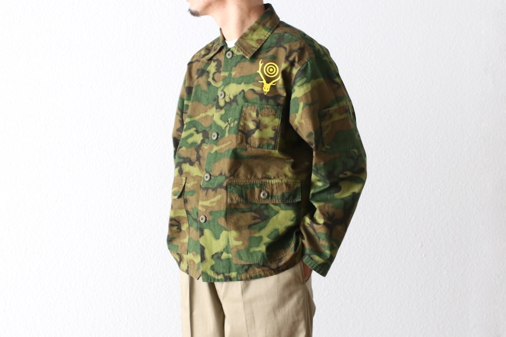 South2 West8 (�������ġ� �������ȥ�����) "Ranger Shirt - Cotton Ripstop / Camo -"