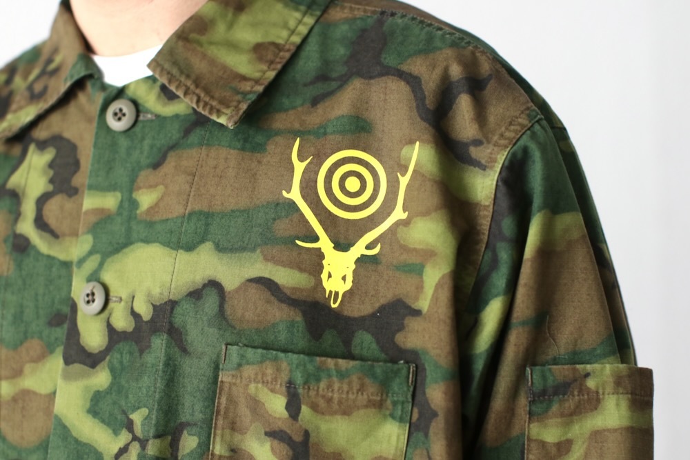 South2 West8 (�������ġ� �������ȥ�����) "Ranger Shirt - Cotton Ripstop / Camo -"