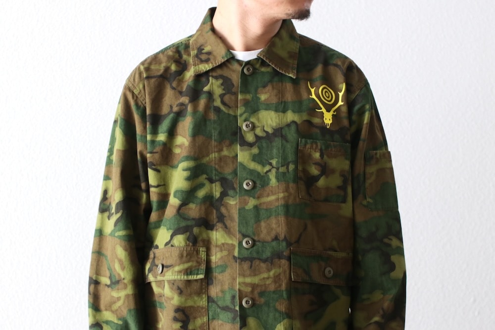 South2 West8 (�������ġ� �������ȥ�����) "Ranger Shirt - Cotton Ripstop / Camo -"
