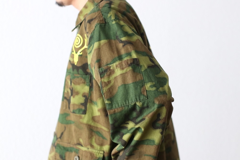 South2 West8 (�������ġ� �������ȥ�����) "Ranger Shirt - Cotton Ripstop / Camo -"