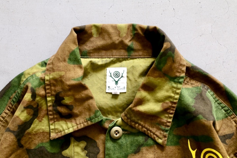 South2 West8 (�������ġ� �������ȥ�����) "Ranger Shirt - Cotton Ripstop / Camo -"