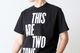 Engineered Garments (���󥸥˥����ɥ�������) "Printed Cross Crew Neck T-shirt -This Are-"